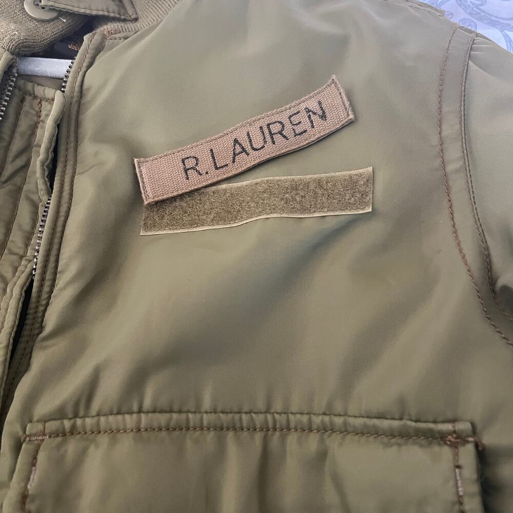 Ralph Lauren Polo 67 Jeans Co. Military Surplus Green Vintage Jacket Men Size S - Picture 7 of 12